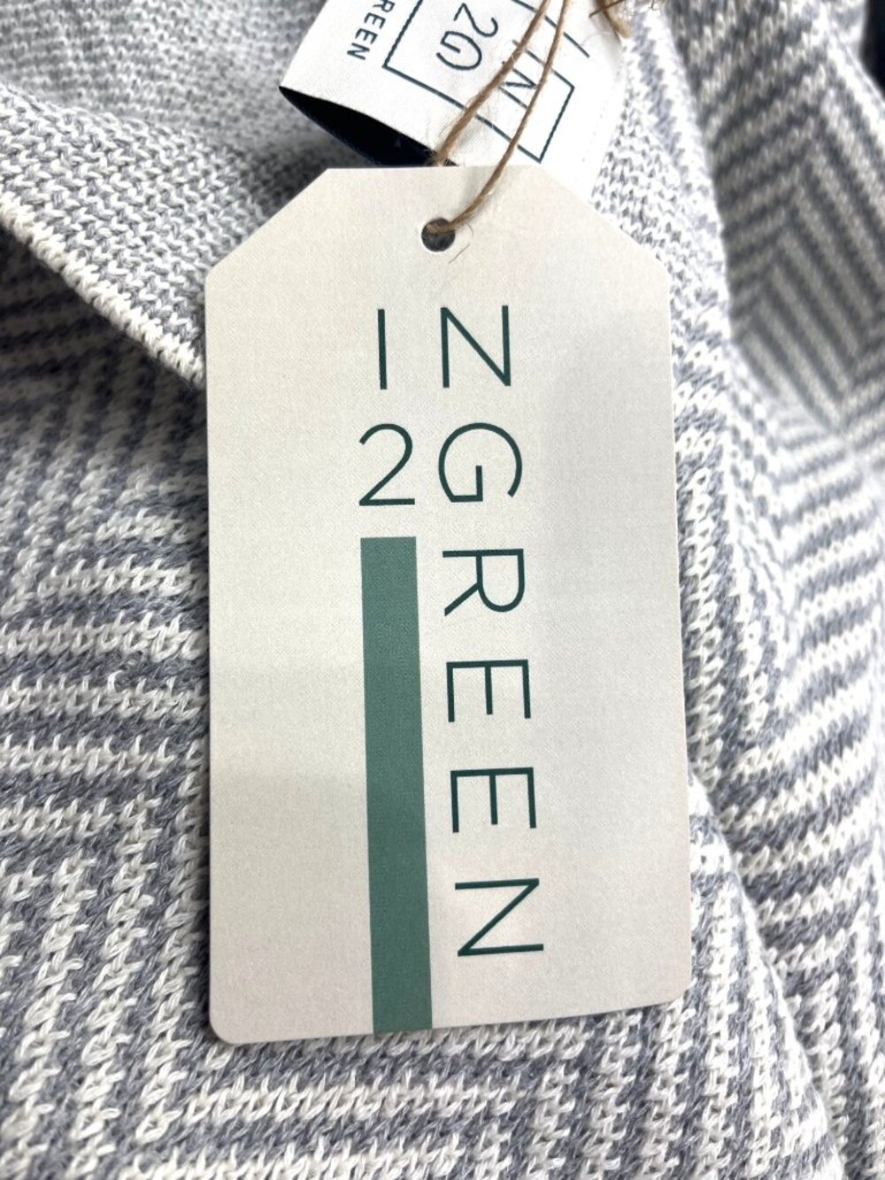 In2green Recycled Cotton & Polyester Knit Throw Blanket W/ Tote Bag Sustainable - Picture 8 of 8